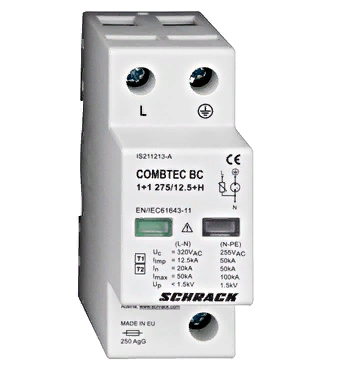Разрядник защиты от перенапряжения COMBTEC IS211212-A 1+1