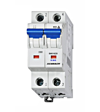 Автоматический выключатель BM019220 10 kA D 20A 2P