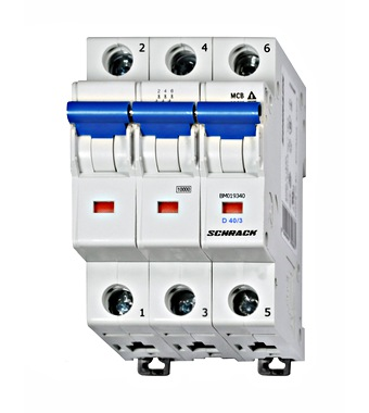 Автоматический выключатель BM019340ME 10 kA D 40A 3P